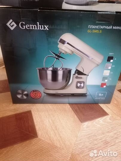 Миксер планетарный gemlux gl-sm5.5