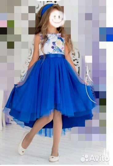 Платье нарядное/на выпускной, д.р., 116-122-60-54
