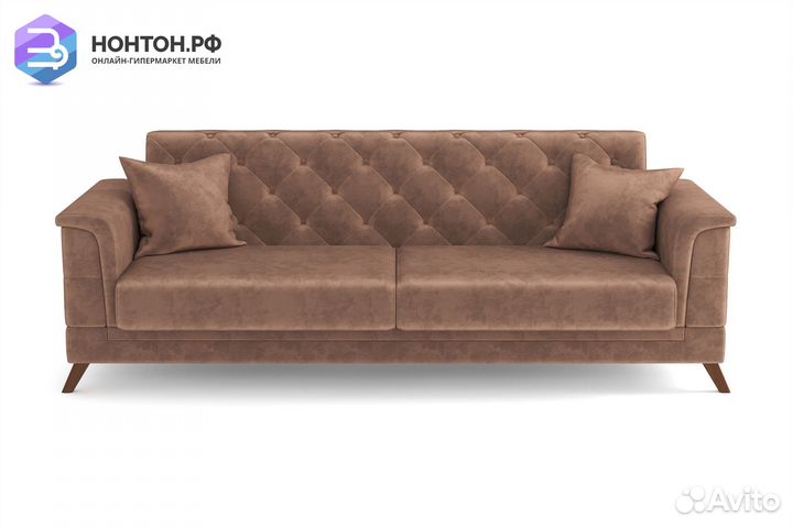 Диван книжка Амарант светло-коричневый