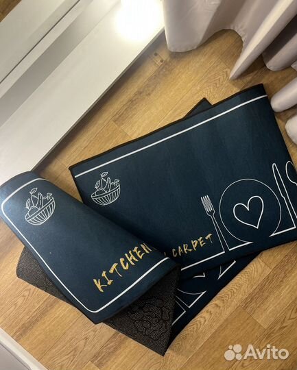 2 новых коврика, 40*120 и 40*60 см