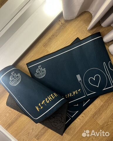 2 новых коврика, 40*120 и 40*60 см