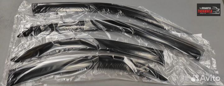 Дефлекторы на двери Kia Rio II