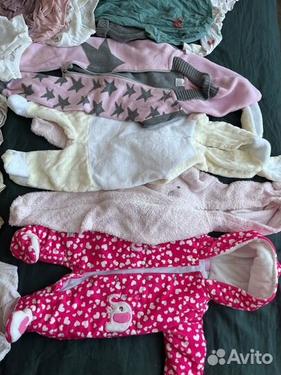 Вещи пакетом на девочку 62-68