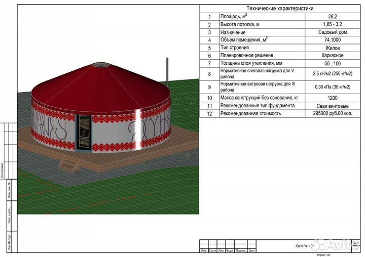 Юрта. Комплект