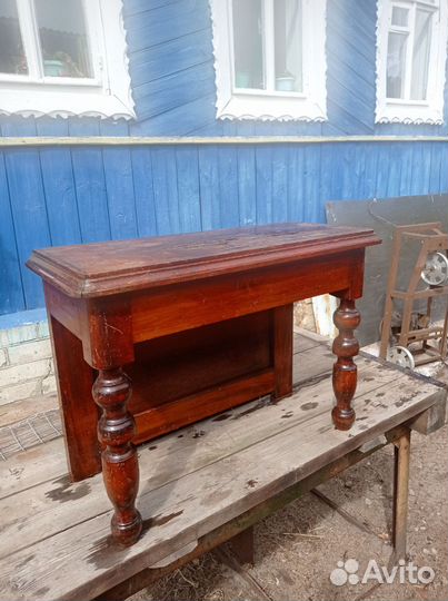 Старинная Тумба с зеркалом