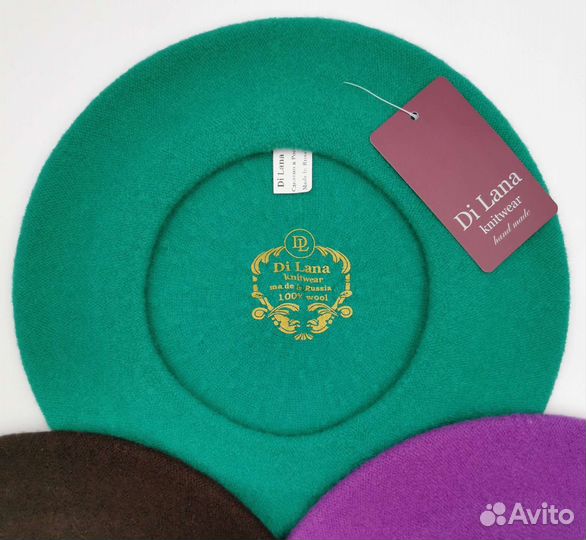 Берет Di Lana шерсть