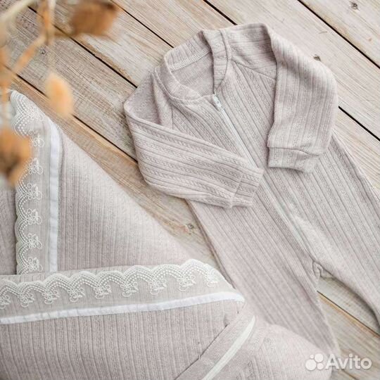 Конверт на выписку вязанный