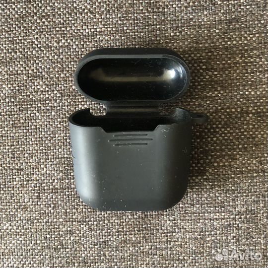 Чехол на airpods черный