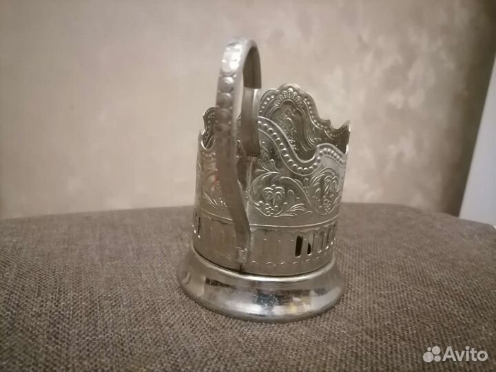 Подстаканник советский мельхиор 1960г