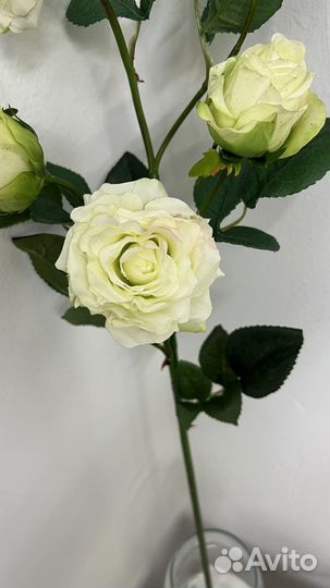 Роза силиконовая роза искусственная