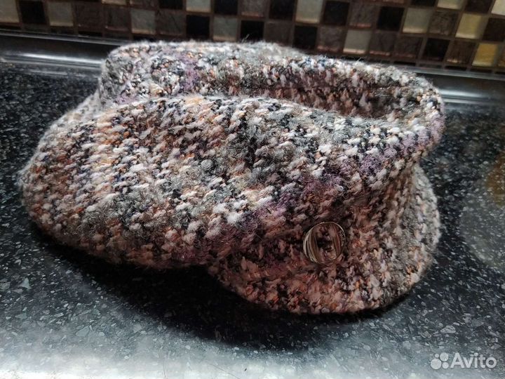 Берет шапка шерсть женская