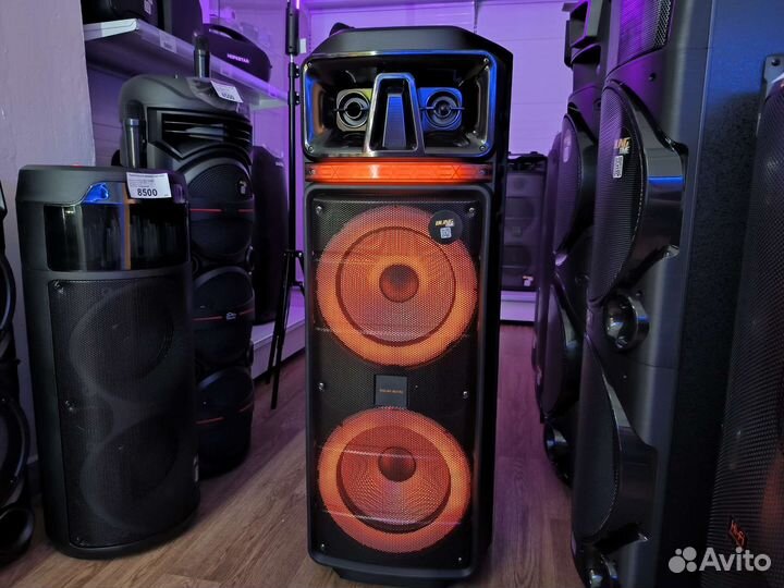 Большая блютуз колонка с мощным Бассом