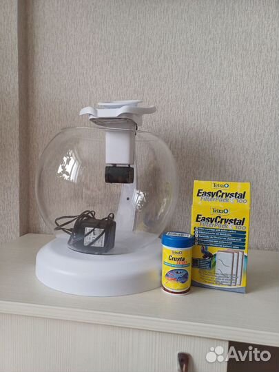 Аквариум Tetra Duo круглый, белый(6,8 л)