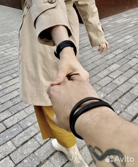 Кожаный браслет