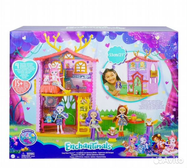 Куклы Enchantimals набор игровой домик Данессы