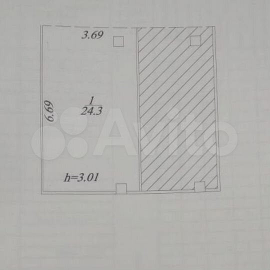 Торговая площадь, 24.3 м²