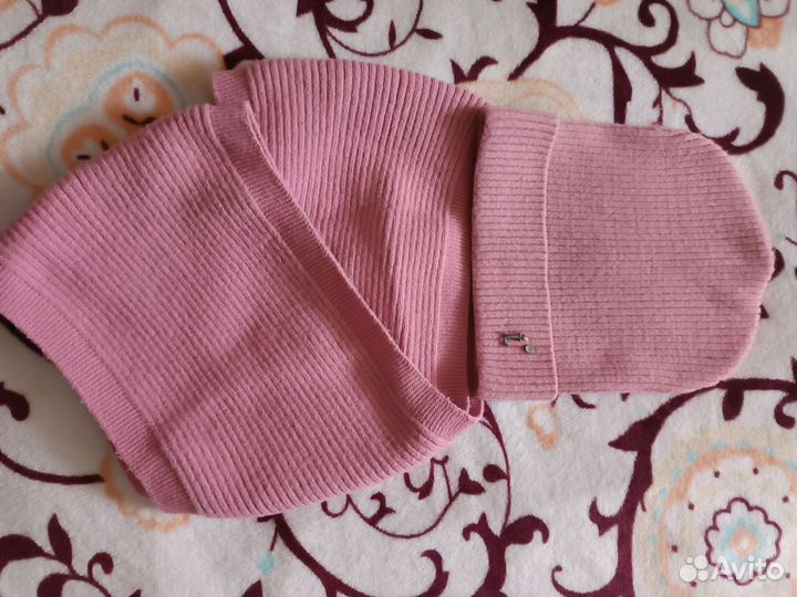 Шапочка и снуд для девочки