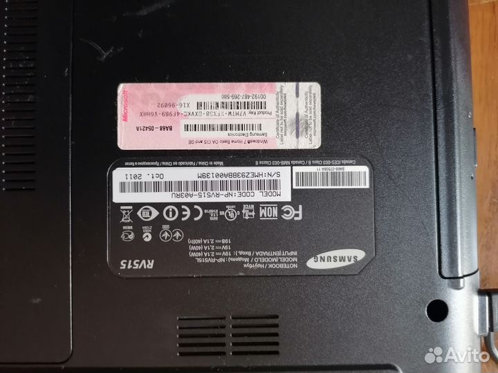 Ноутбук Samsung RV515