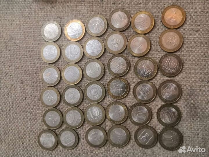 Юбилейные монеты 10 рублей