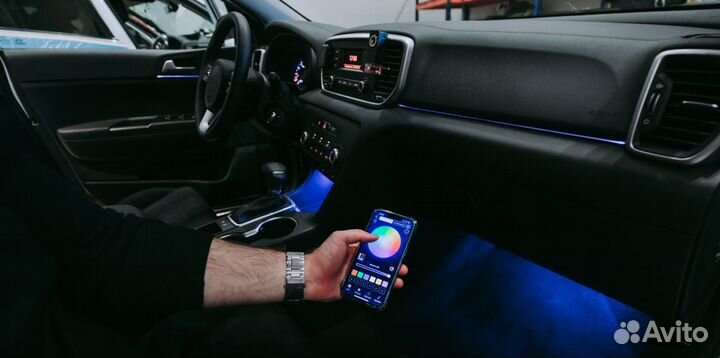 Атмосферная Подсветка Салона Автомобиля Установка