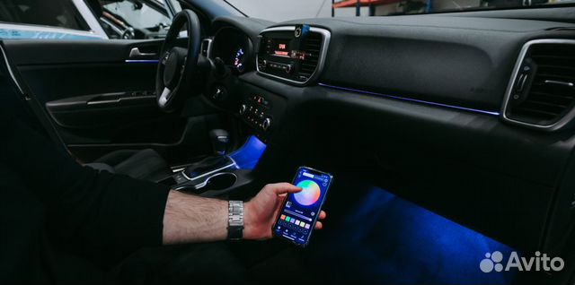 Атмосферная Подсветка Салона Автомобиля Установка