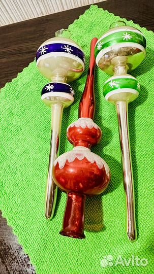 Елочные игрушки СССР советские