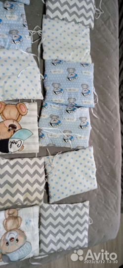 Бортики в детскую кроватку бу