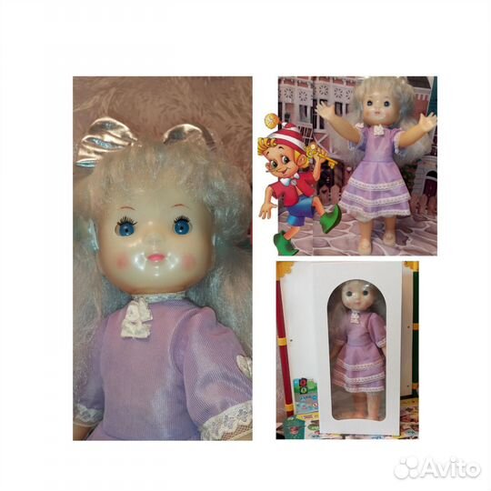 Кукла СССР большая Мальвина Саратов 50 см, 1980гг