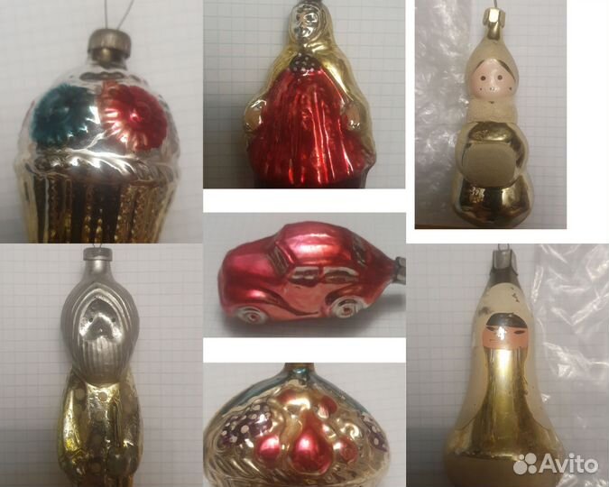 Елочные игрушки Шамаханская царица Сноп др СССР