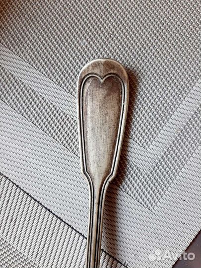 Серебряный старинный половник