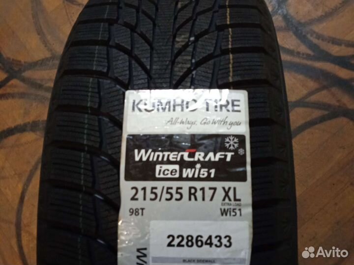 Kumho WinterCraft WP51 215/55 R17 98T