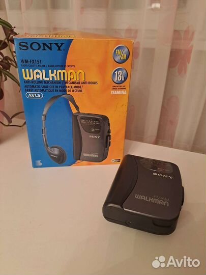 Кассетный плеер sony walkman