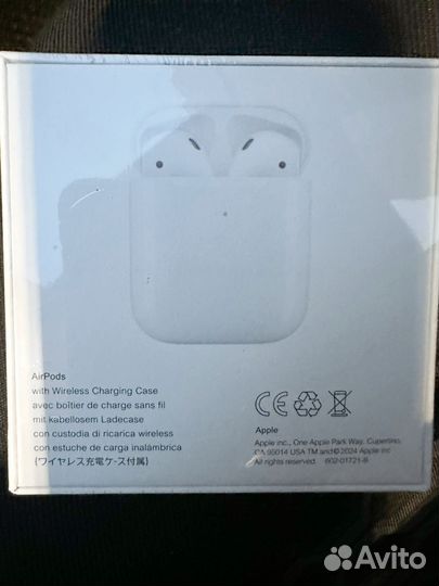 Беспроводные наушники apple airpods 2