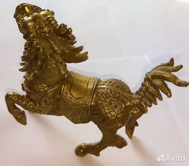 Кирин Дракон - Лошадь Статуэтка из Бронзы RU*627