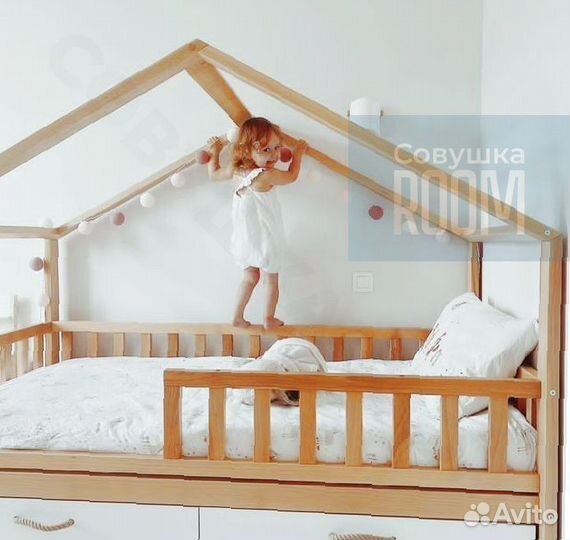 Детская кровать с бортиком на заказ