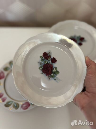 Десертные тарелки дулево