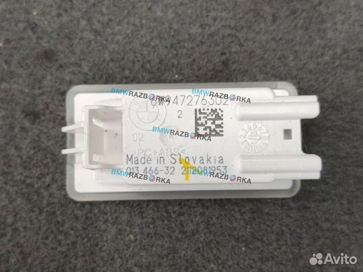 Фонарь салона (плафон) BMW 3 G20 2022 6W947276302