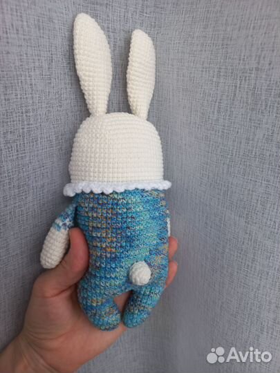 Заяц сплюшка вязаный