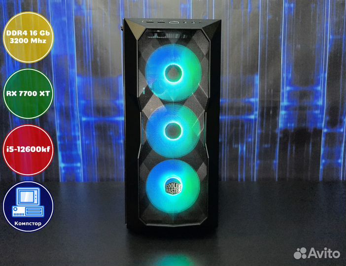 Мощный игровой пк i5-RX7700XT-16DDR4-ESR926578-B760