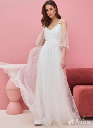 Вечернее платье в пол размер 44