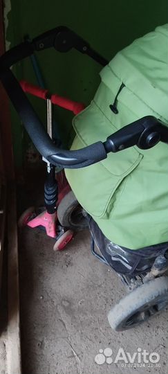 Прогулочная коляска бу, надо постирать