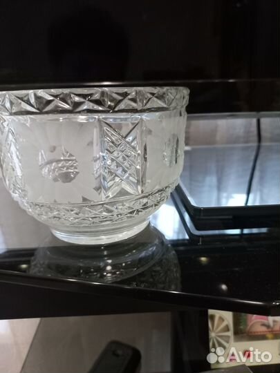 Салатник или вазочка хрустальная