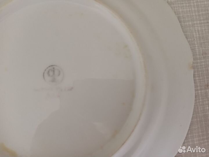 Посуда ГДР Kahla, зик: селедочница, тарелки, блюдо