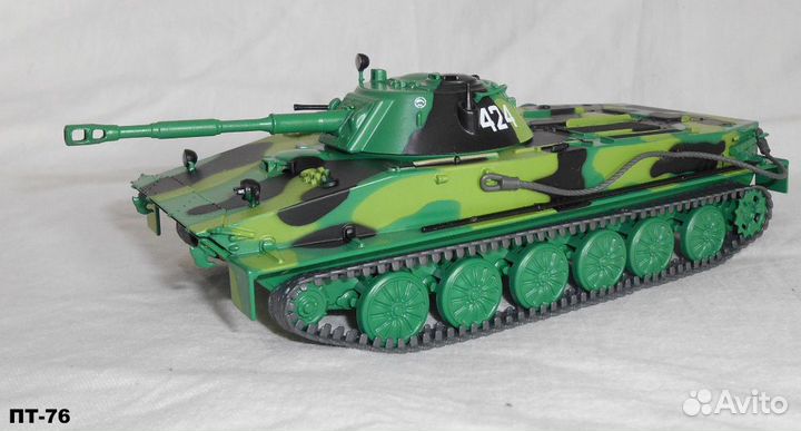 1:43 Наши танки №9 пт-76Б