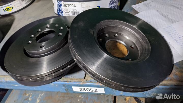 Тормозные диски передние 2 шт opel vectra