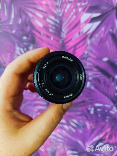 Объектив Vivitar wide angle 28mm f2.8