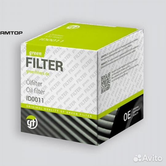 Green filter OK0111 Фильтр масляный Картридж