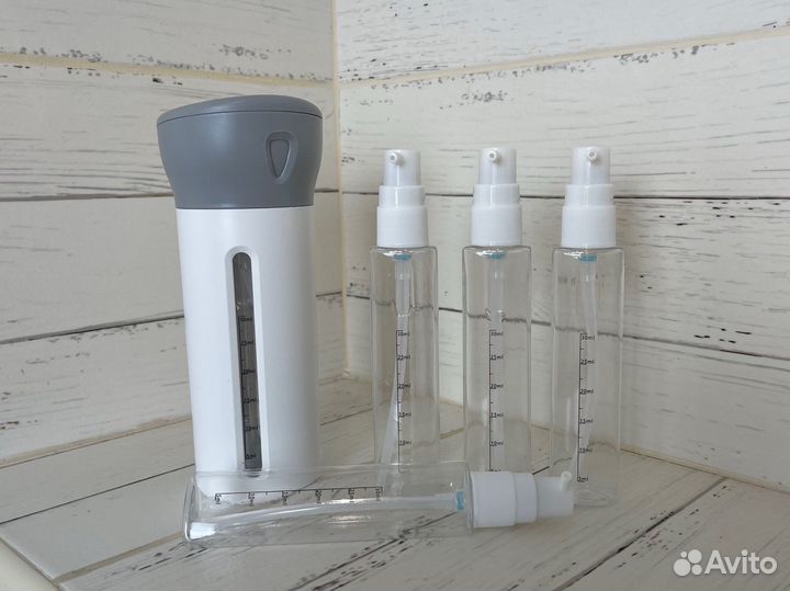 Новый дорожный набор для косметики дозатор