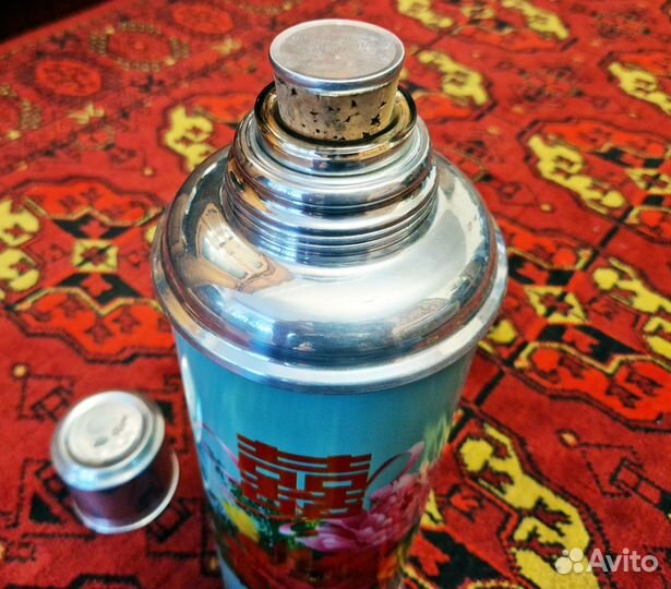 Термос Sunflower 2 л СССР-Китай новый ретро винтаж