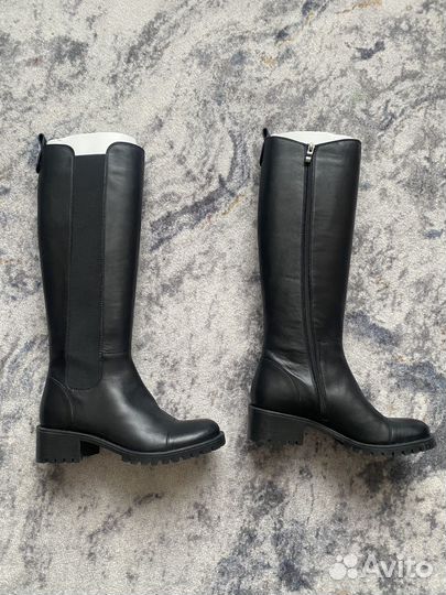 Сапоги кожаные